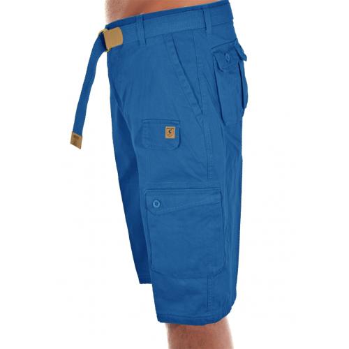 Stacy Adams Royal Blue Classic Fit Egyptian Cotton Cargo Shorts SA-224